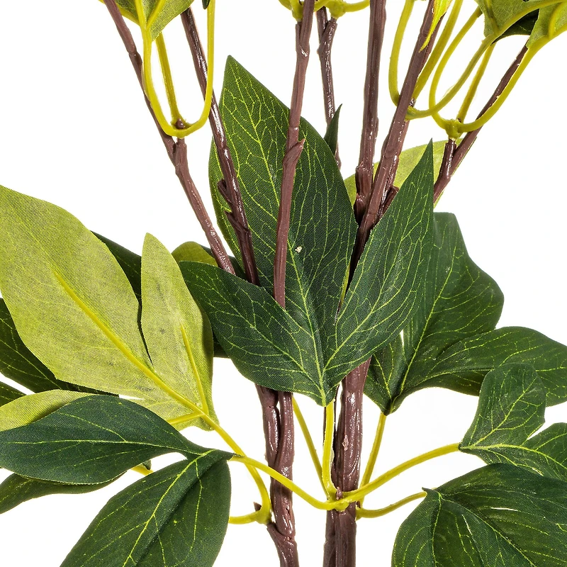 Artificial Red Peony Bush