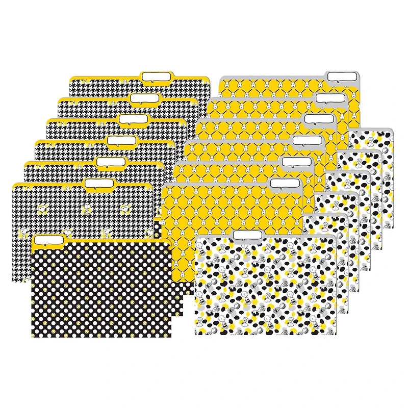 Eureka® Peanuts® Touch of Class File Folders, 6 Packs of 4