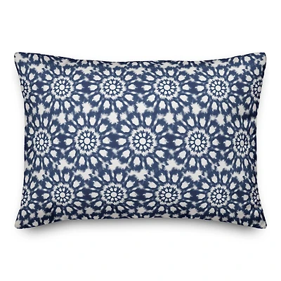 Radial Shibori Pattern 14" x 20" Indoor / Outdoor Pillow
