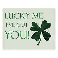 Lucky Me I've Got You 20" x 16" Canvas Wall Art