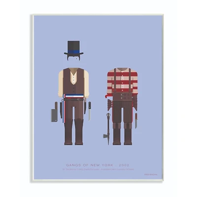 Stupell Industries Gangs of New York Wooden Wall Plaque