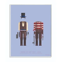 Stupell Industries Gangs of New York Wooden Wall Plaque