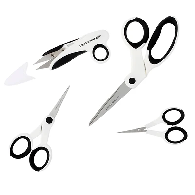 6 Packs: 4 ct. (24 total) Sewing Scissors by Loops & Threads™