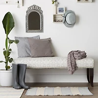 DII® Stonewash Blue Variegated Stripe Recycled Yarn Rug Set, 2ft. x 3ft.