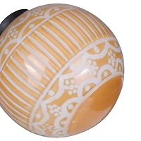 3" Light Brown Gingerbread Glass Ball Ornament by Ashland®