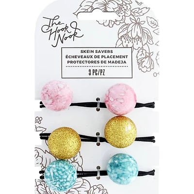 American Crafts™ The Hook Nook Elastic Marble Skein Savers