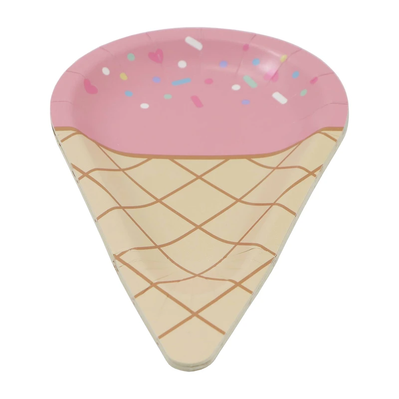 24 Packs: 8 ct. (192 total) 7" Ice Cream Dinner Plates by Celebrate It™
