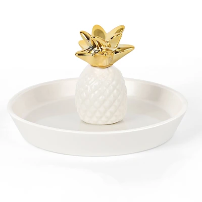 NEX™ 6" Pineapple Ceramic Jewelry Holder