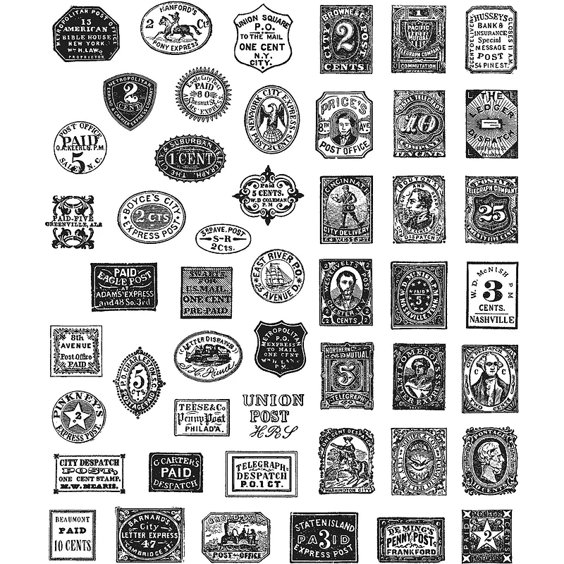 Stampers Anonymous Tim Holtz® Stamp Collector Cling Stamps