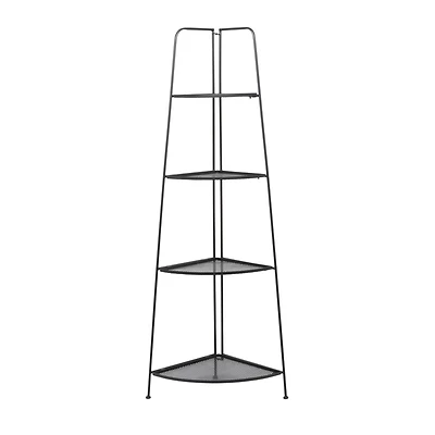 Black Iron Contemporary Bakers Rack, 27" x 22" x 16"