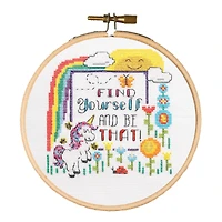 Leisure Arts® 7" Find Yourself Cross Stitch Kit