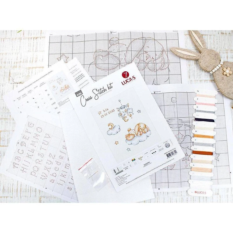 Luca-s Sleepy Counted Cross Stitch Kit
