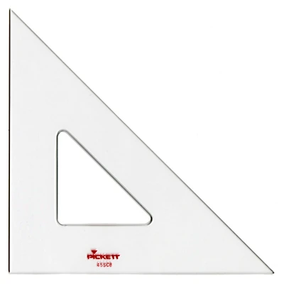 Pickett 8" Acrylic 45°/45°/90° Triangle