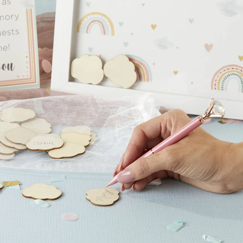 Kate Aspen Boho Rainbow Baby Shower Guest Book Alternative