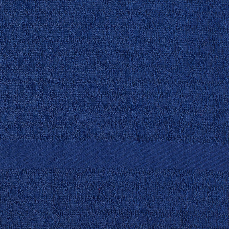 DII® Solid Nautical Blue Waffle Terry Dishtowel, 4ct.