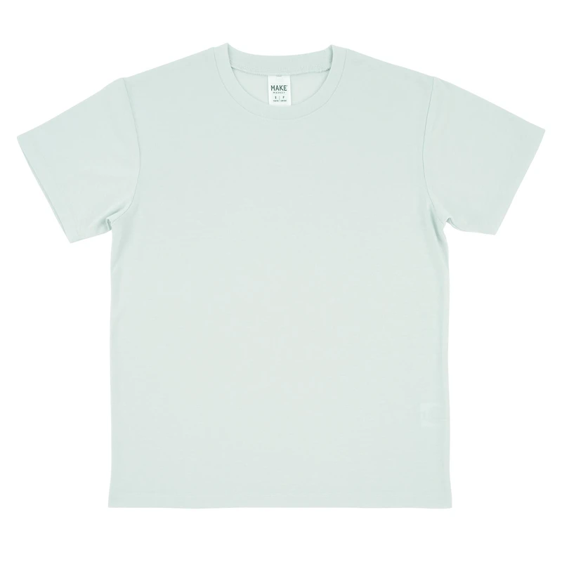 Light Gray Sublimation Short Sleeve Crew Neck Youth T-Shirt by Make Market