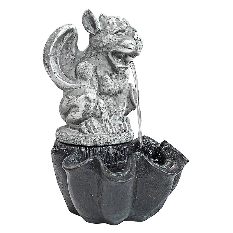 Design Toscano Cedric the Squirt Gothic Gargoyle Fountain