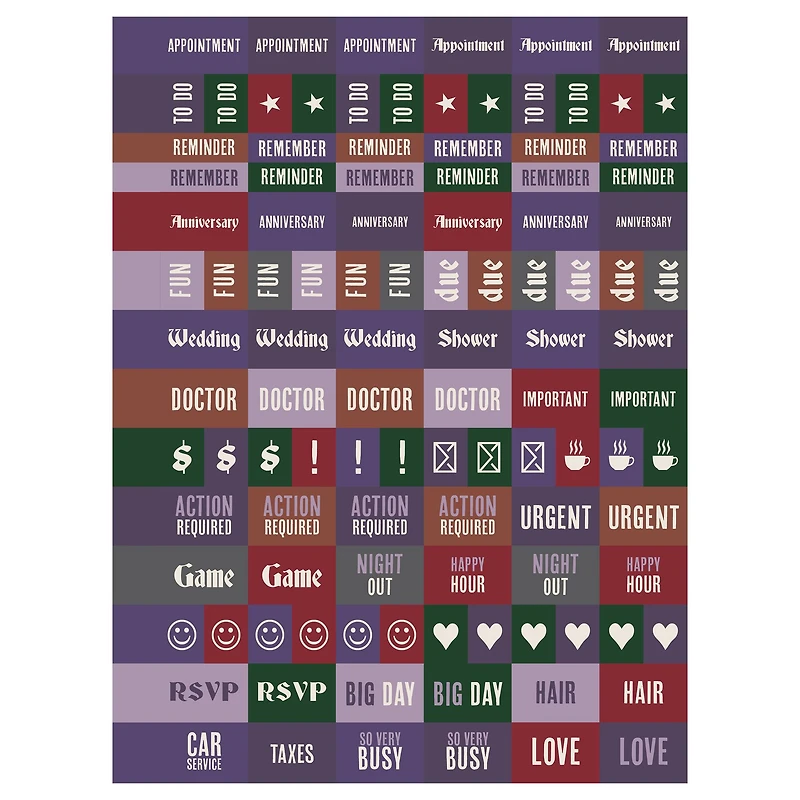 TF Publishing 2025-2026 Black Velvet Medium Weekly/Monthly Planner