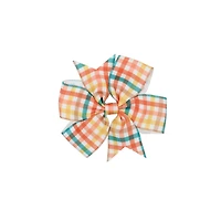Thanksgiving Gingham Hair Bow Clip by Creatology™