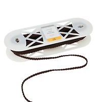 1/4" Dark Brown Faux Leather Braid Trim by Celebrate It®