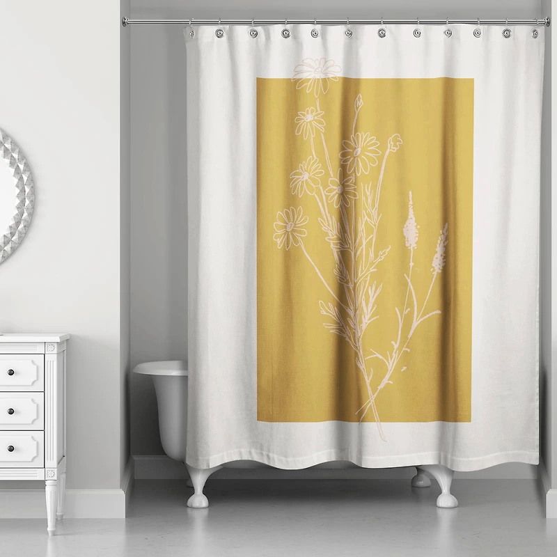 Sunset Florals Shower Curtain