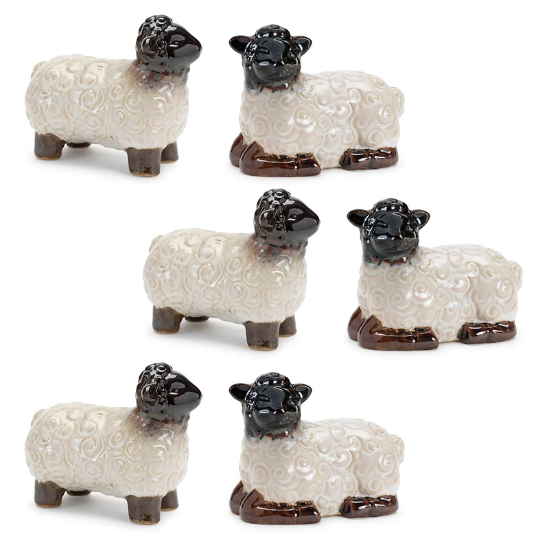 Mini Sheep Figurine Set