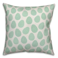 Easter Egg Pattern Throw Pillow