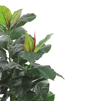 4ft. Potted Artificial Rubber Plant