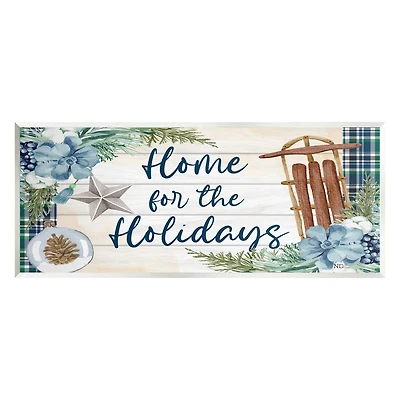 Stupell Industries Home For The Holidays Wall Plaque Art