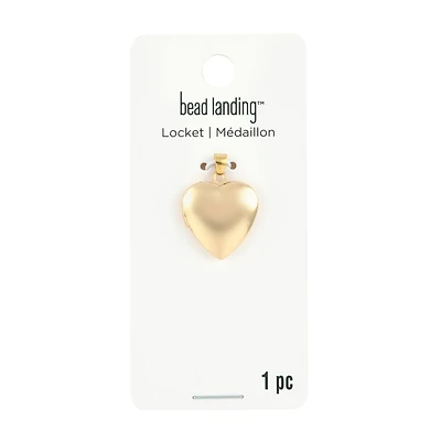 Gold Heart Locket by Bead Landing™