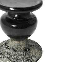 Hello Honey® 5" 2-Tone Sculptural Terra Cotta Candle Holder