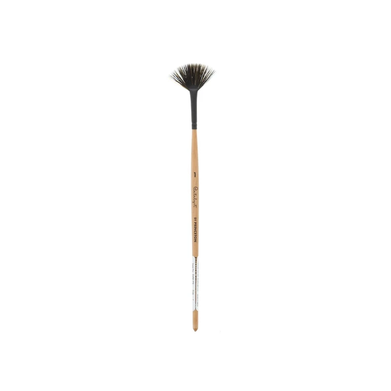 Princeton™ Catalyst™ Polytip™ Short Handle Bristle Fan Brush