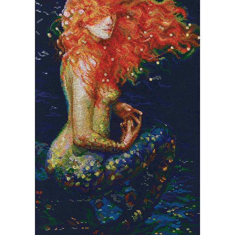 RTO Red Mermaid Cross Stitch Kit