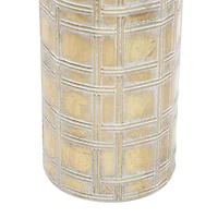 Set of 3 Gold Metal Glam Vase 35", 30", 25"