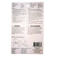 6 Pack: 3/8" Clock Movement Kit with Black Hands by Make Market®