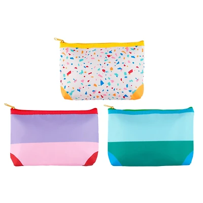 Assorted 8" Zipper Pouch, 1pc. by Fab Finds