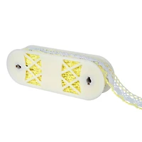 1.8" Yellow Scallop Crochet Trim by Celebrate It®