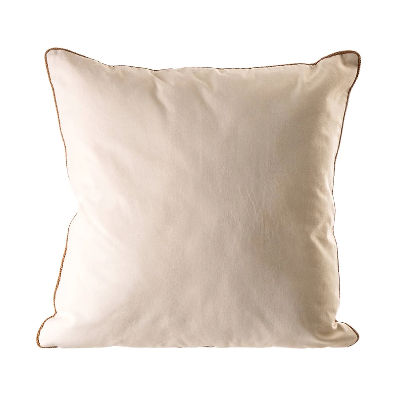 Glitzhome® Cotton Embroidered Pumpkin Pillow Cover