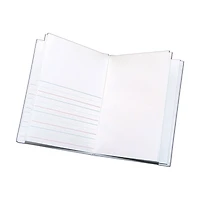 Ashley Productions Hardcover Blank Book Primary Lined, 6" x 8" Portrait, White, Pack of 12
