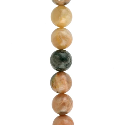 Natural Tone Sunstone Round Beads, 10mm by Bead Landing™