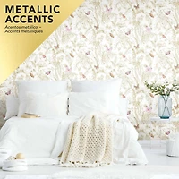 RoomMates Butterfly Sketch Peel & Stick Wallpaper