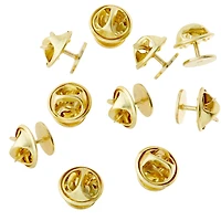 12 Packs: 10 ct. (120 total) Brass Pins with Clutch Backs by Bead Landing™