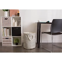 DII® Small Round Chevron Paper Bin