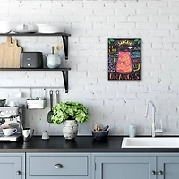 Stupell Industries Summer Sangria Pitcher Chalk Style Wall Plaque