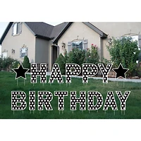 Polka Dot Happy Birthday Yard Sign by Celebrate It™