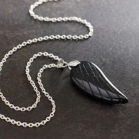 Black Jasper Wing Pendant by Bead Landing™