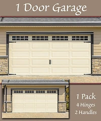 Household Essentials Black Premium Carriage House Garage Door Magnet Set