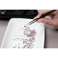 12 Piece Precision Tweezer Set with Case by Bead Landing™