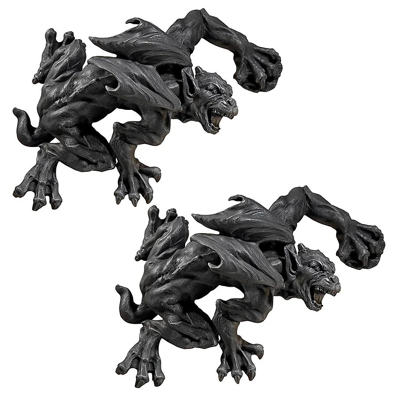 Design Toscano Slither & Squirm Gargoyle Wall Sculpture Set