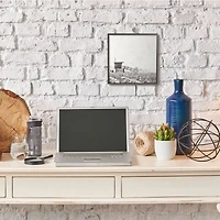 Stupell Industries Lifeguard Stands on Beach Wall Art in Black Frame